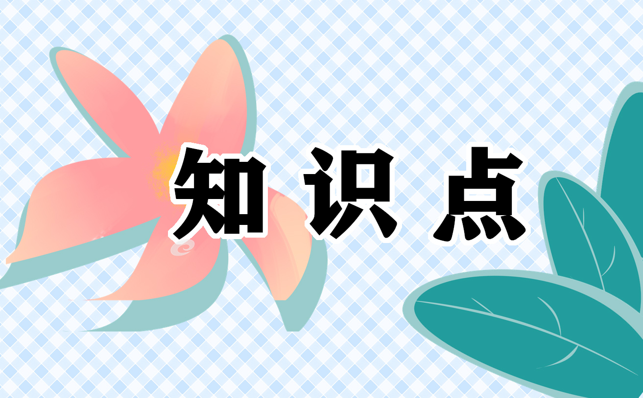 人教版道德与法治九年级下册知识点总结